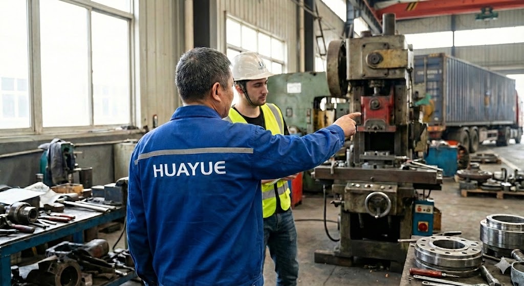 HUAYUE engineers providing on-site training for global customers