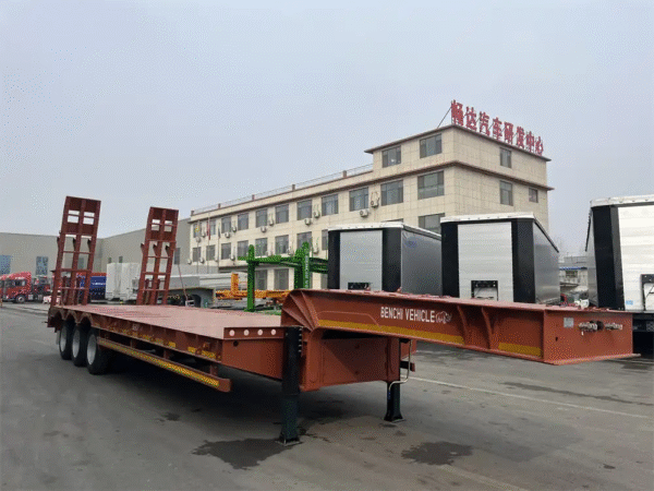 4-Axle Low-Bed Trailer